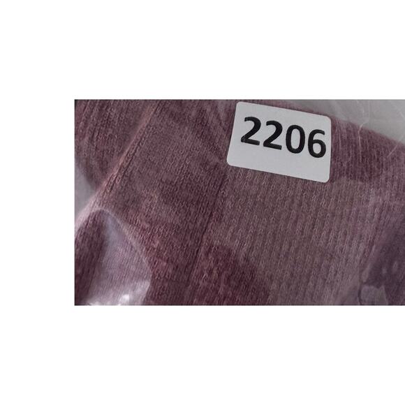 Maurices Small V Neck 3/4 Sleeve Rose Pink Ribbed Sweater Rayon Polyester - Picture 7 of 7